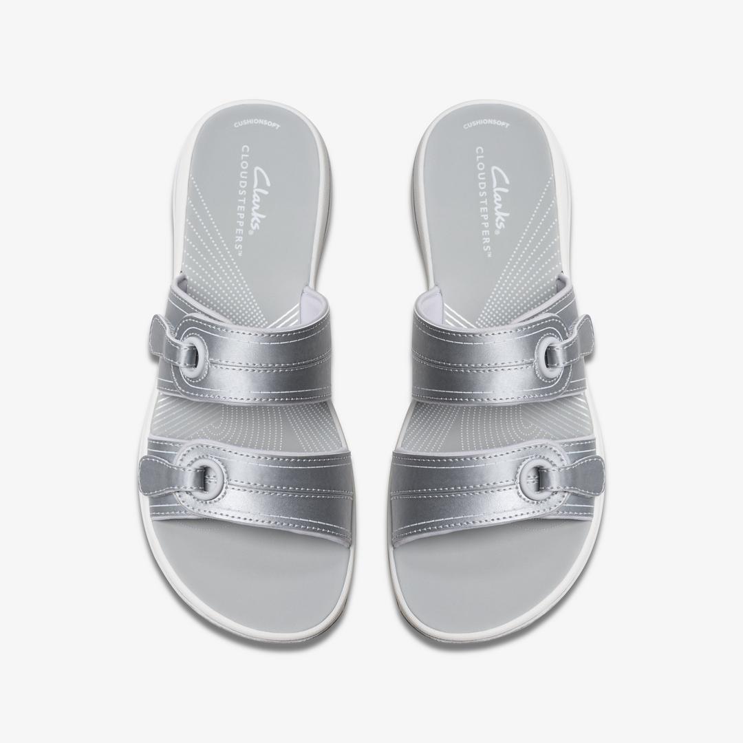 Women's Breeze Maye Silver Flat Cloudsteppers? Sandals - Image 6