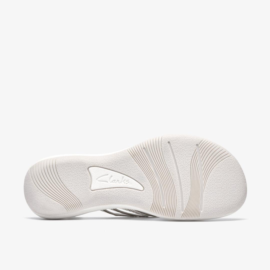 Womens Breeze Gem Silver Flip Flop - Image 3