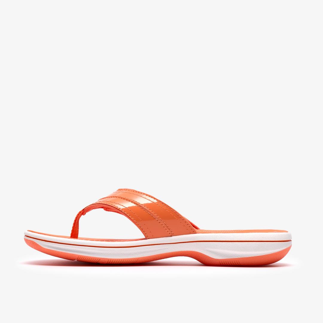 Womens Breeze Reyna Orange Flip Flop - Image 2