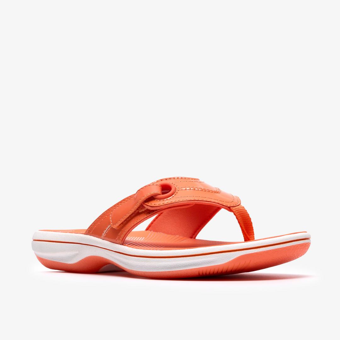 Womens Breeze Reyna Orange Flip Flop - Image 4