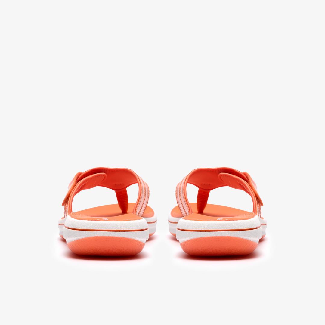 Womens Breeze Reyna Orange Flip Flop - Image 5