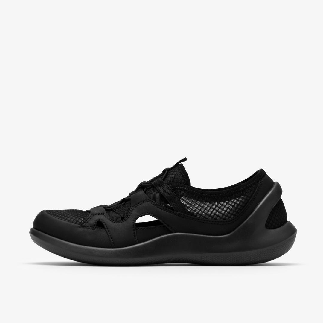 Womens Solevana Step Black Slip-Ons - Image 2