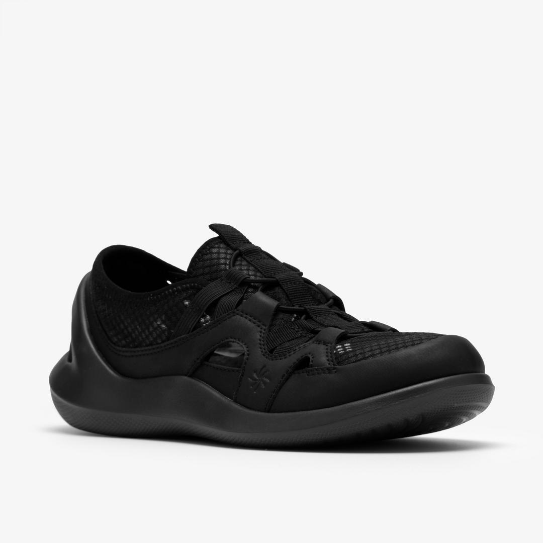 Womens Solevana Step Black Slip-Ons - Image 4