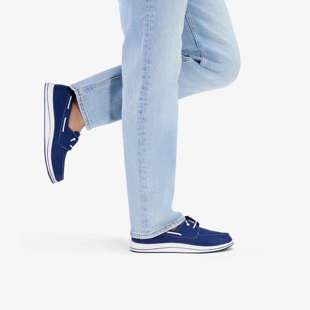 Womens Breeze Edge Navy Slip-Ons - Image 2