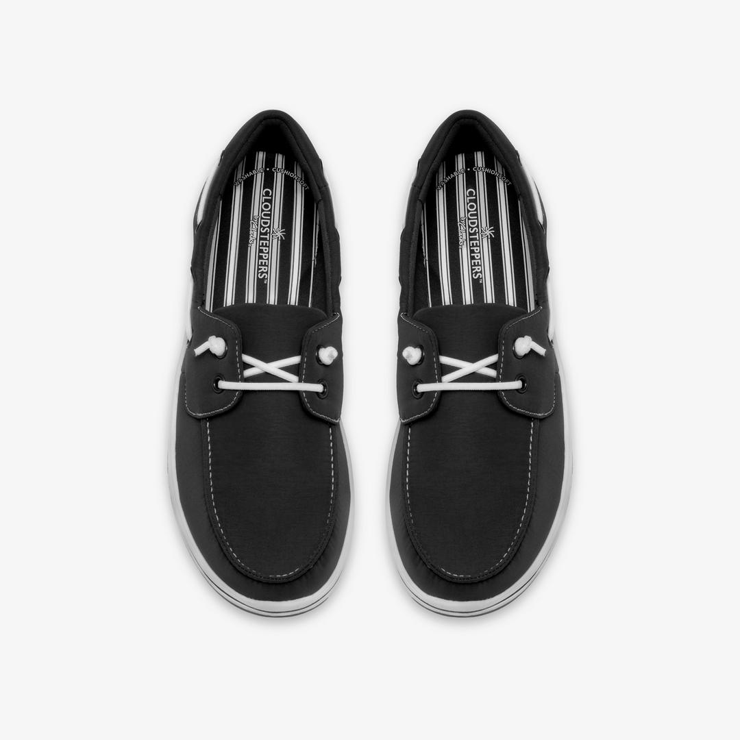 Womens Breeze Edge Black Slip-Ons - Image 6