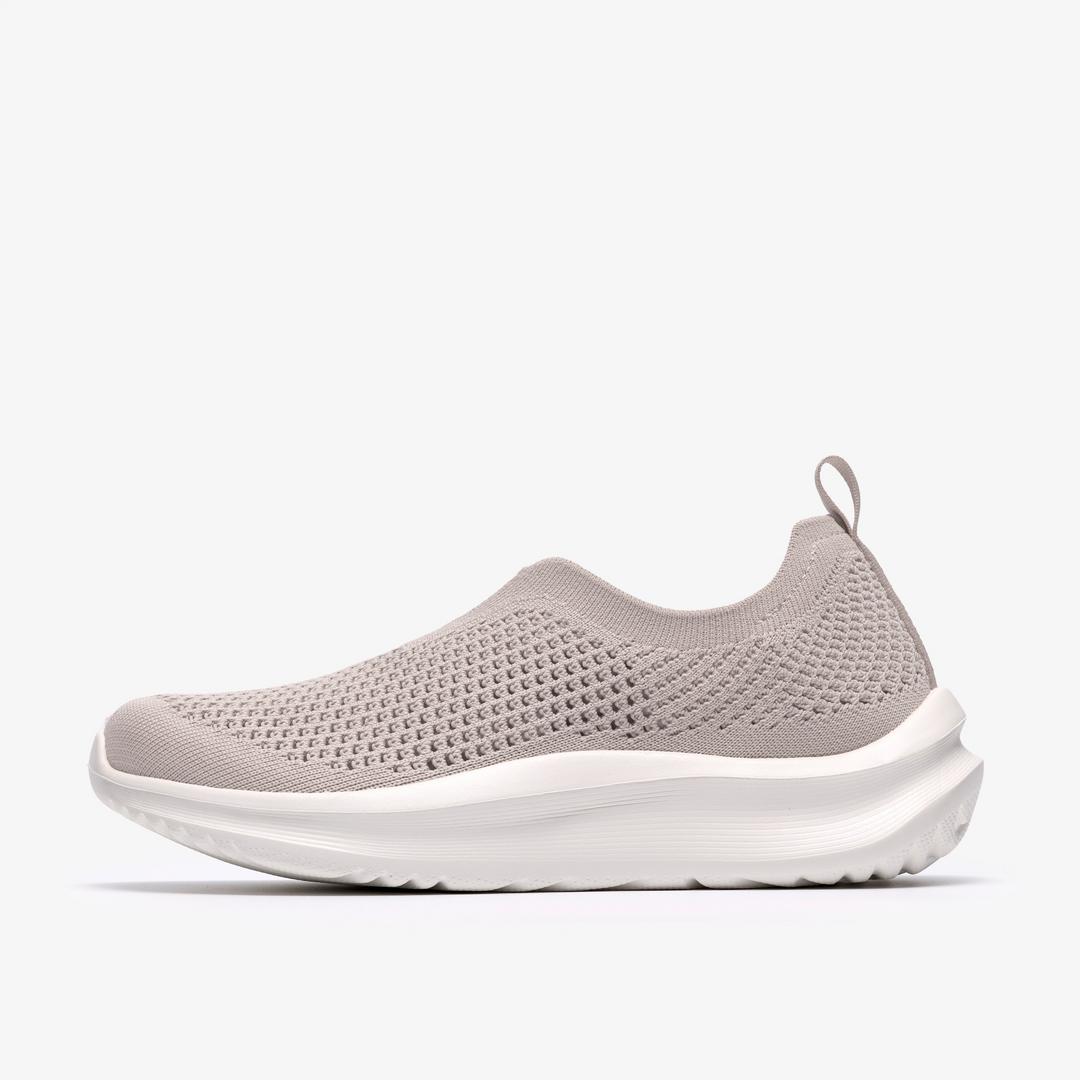 Womens Solevana Knit Pale Grey Sneaker - Image 2