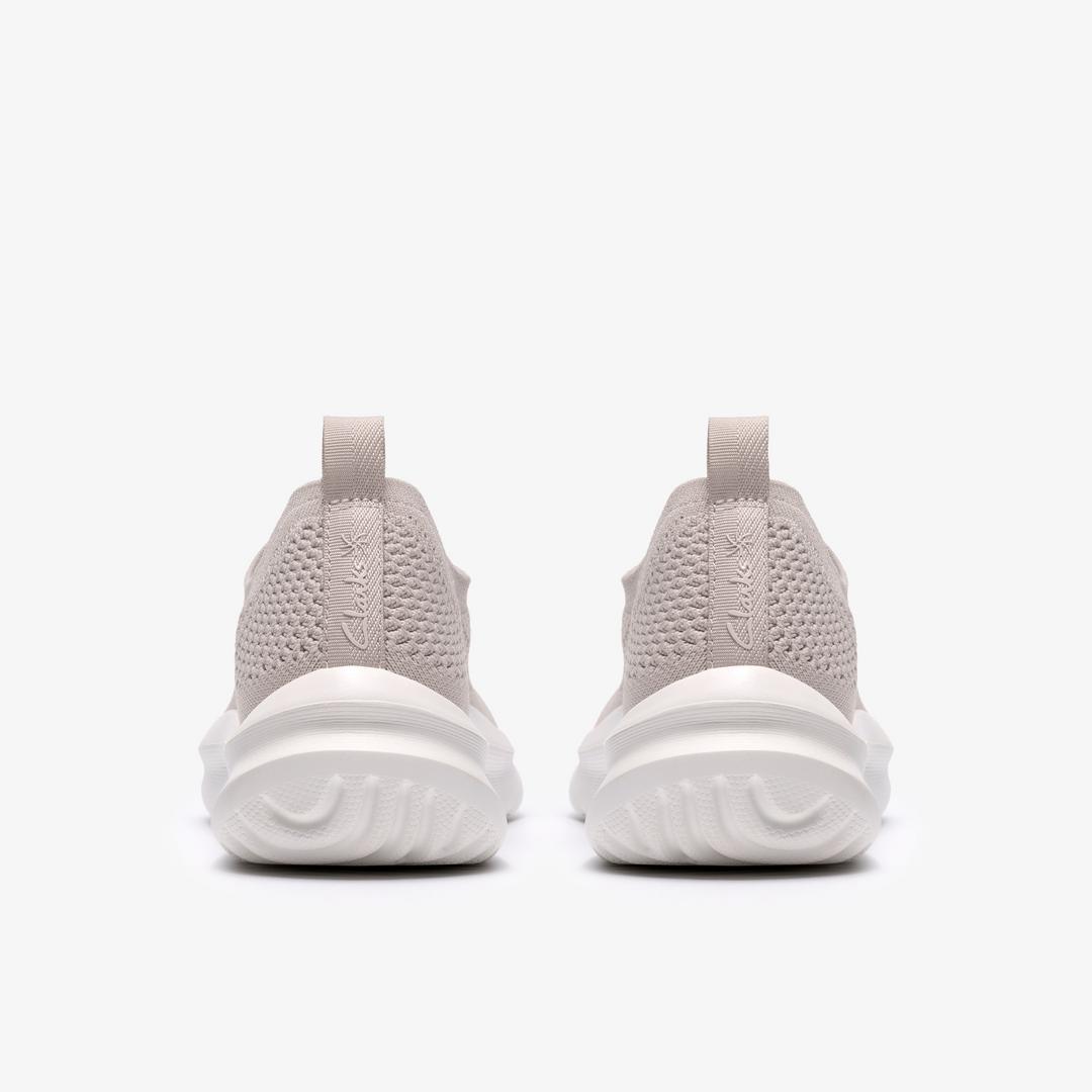Womens Solevana Knit Pale Grey Sneaker - Image 5