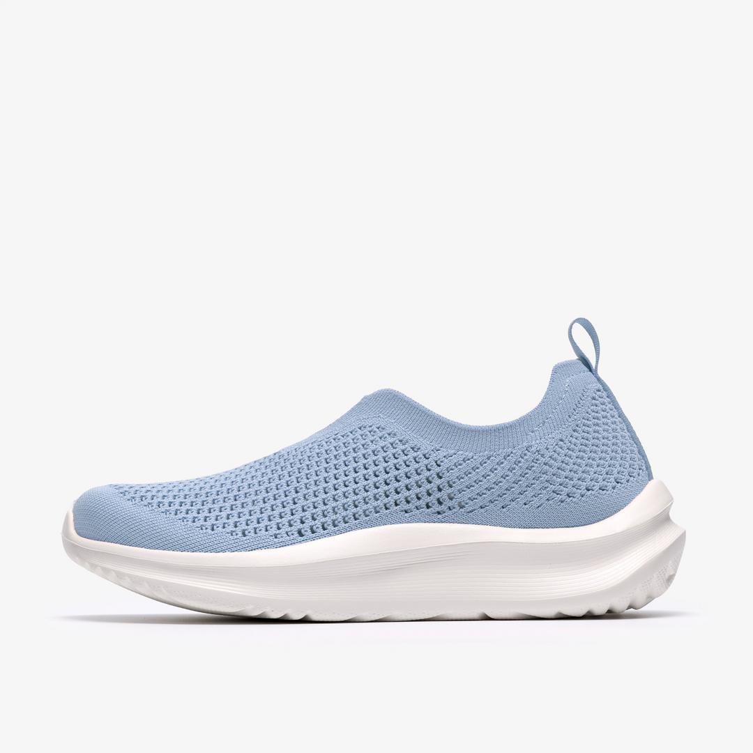 Womens Solevana Knit Light Blue Sneakers - Image 2