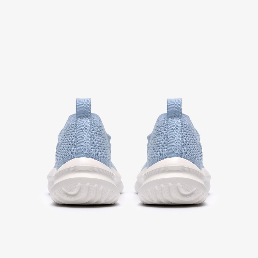Womens Solevana Knit Light Blue Sneakers - Image 5