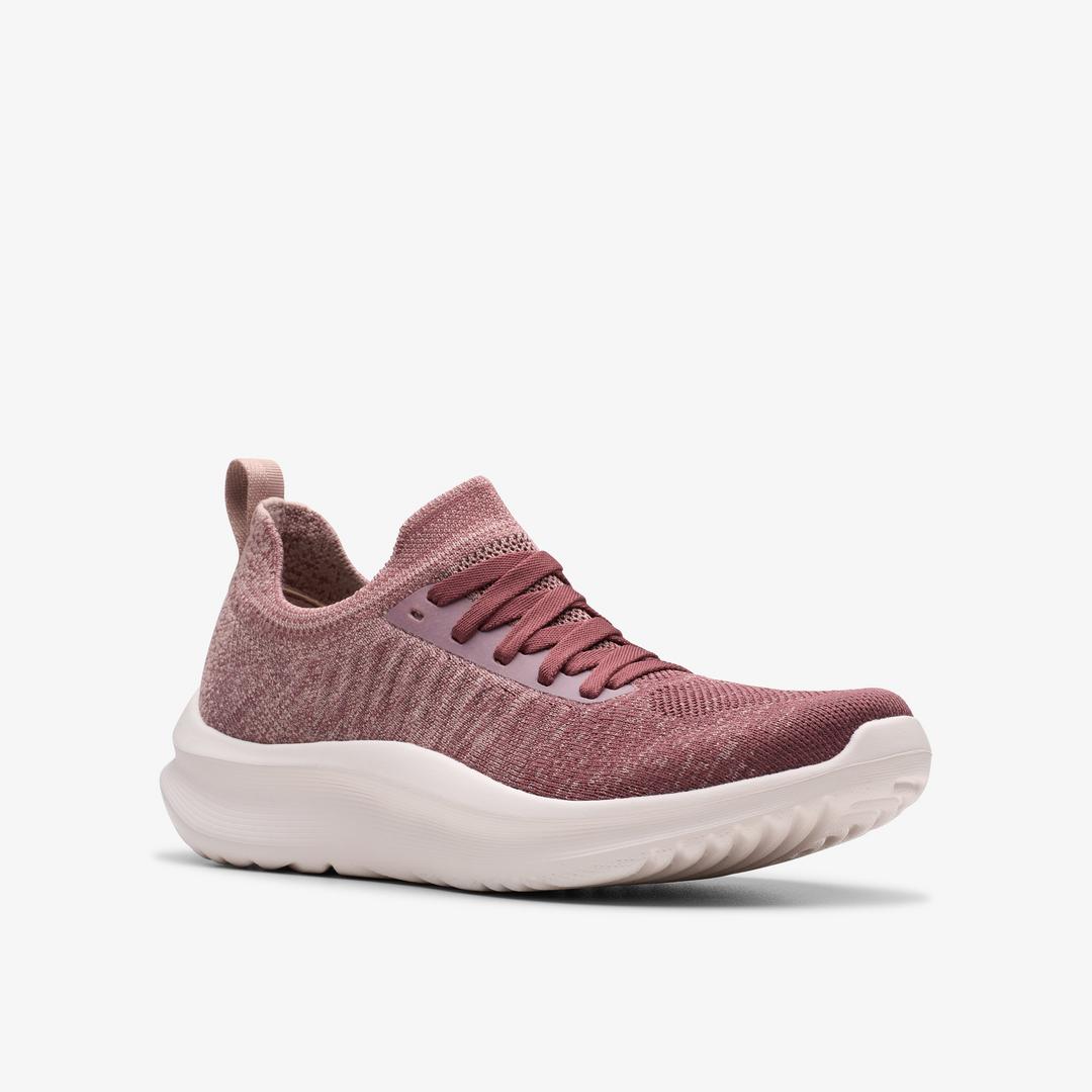 Womens Solevana Lace Merlot Sneakers - Image 4