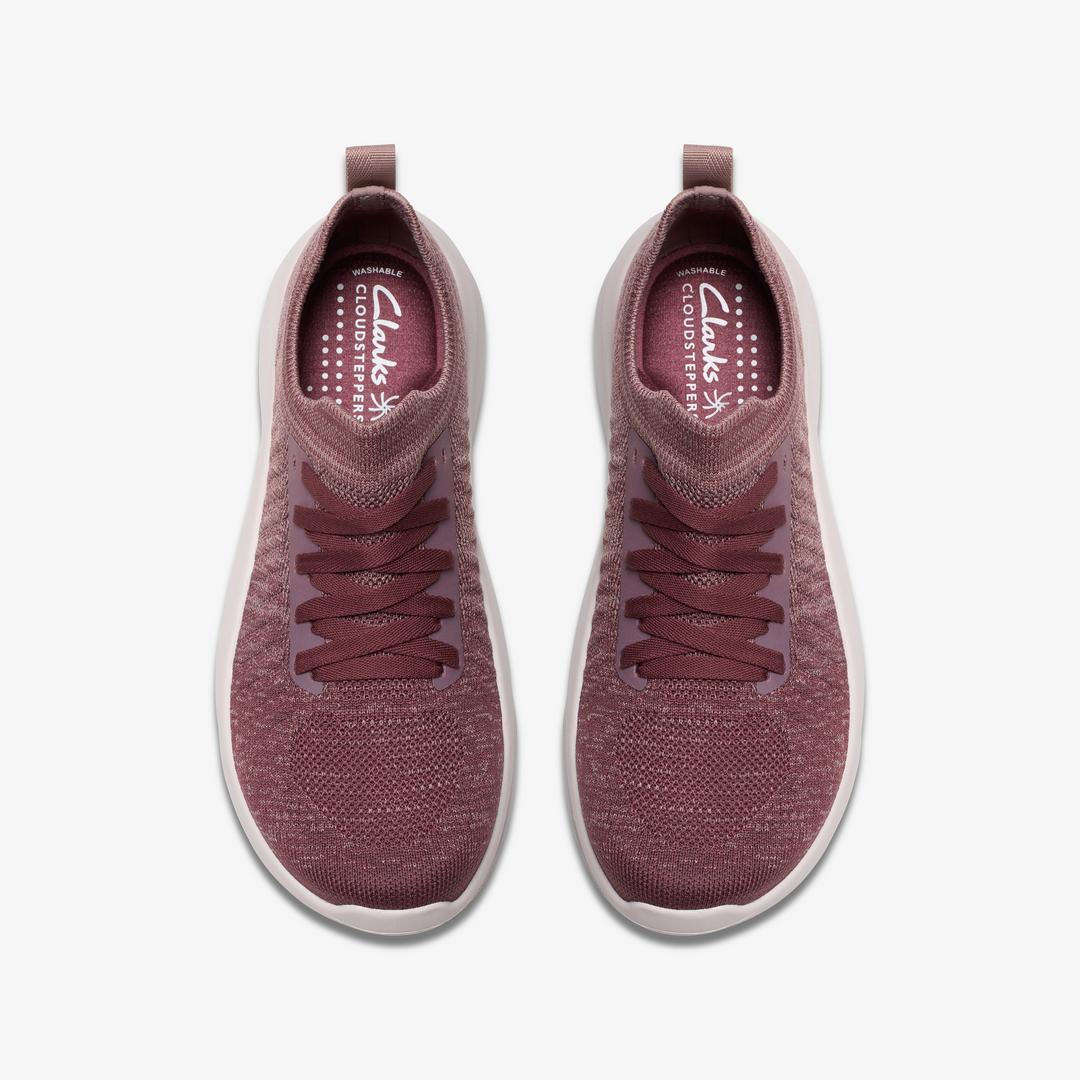 Womens Solevana Lace Merlot Sneakers - Image 6