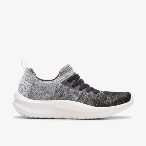 Womens Solevana Lace Black Sneakers