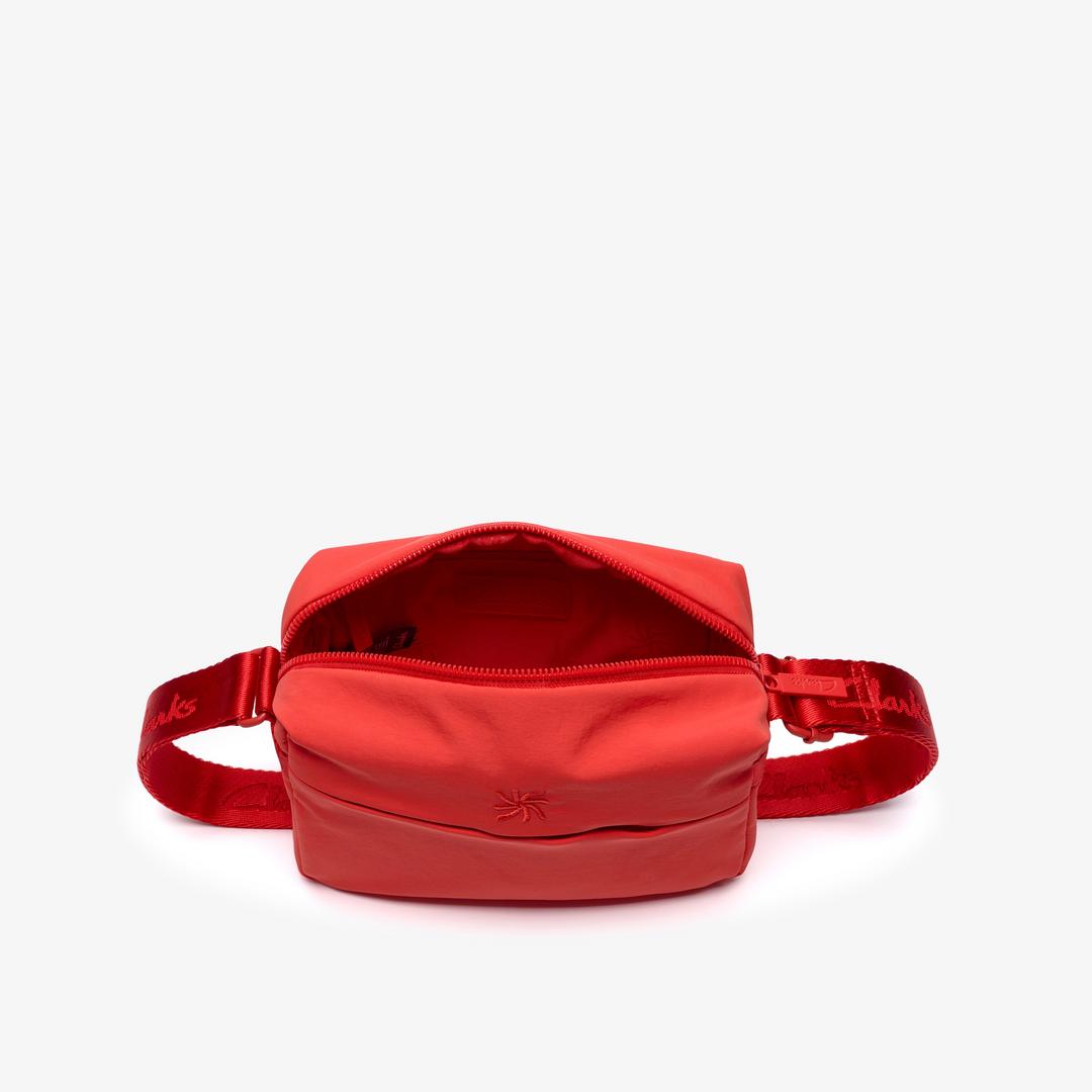 Womens Cloudsteppers Crossbody Poppy Red Tote Bag - Image 4