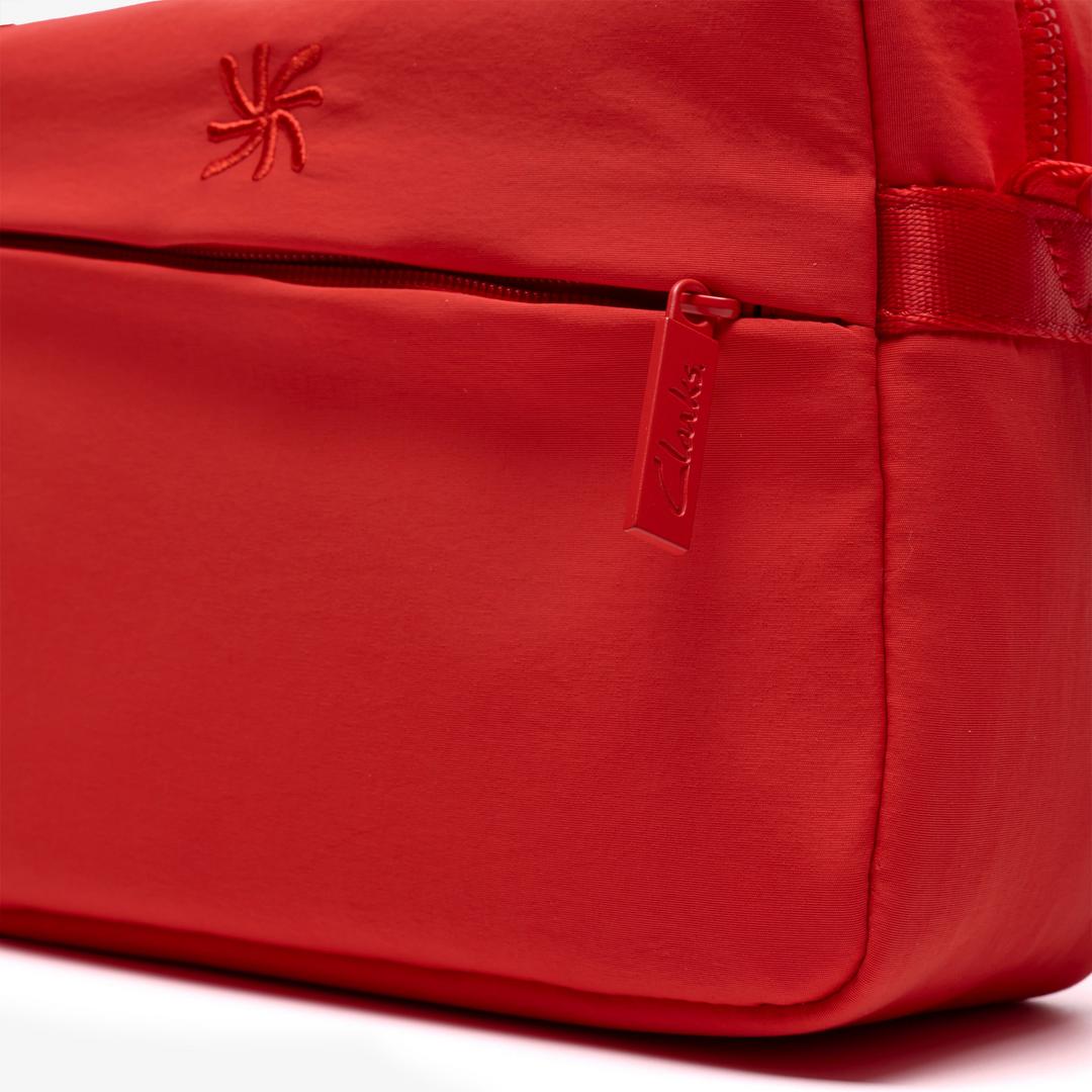 Womens Cloudsteppers Crossbody Poppy Red Tote Bag - Image 5