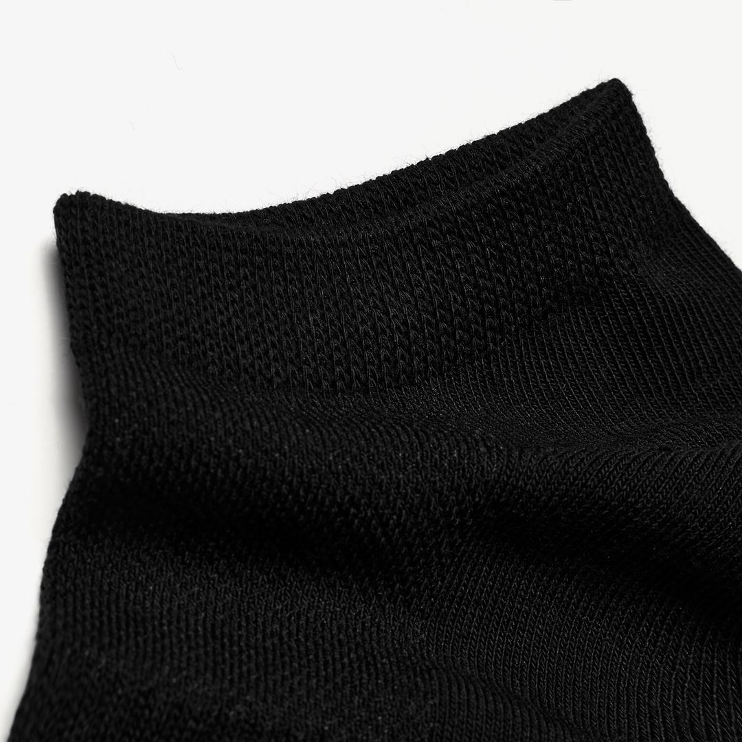 3 Pack Sport Ankle Black Socks - Image 2