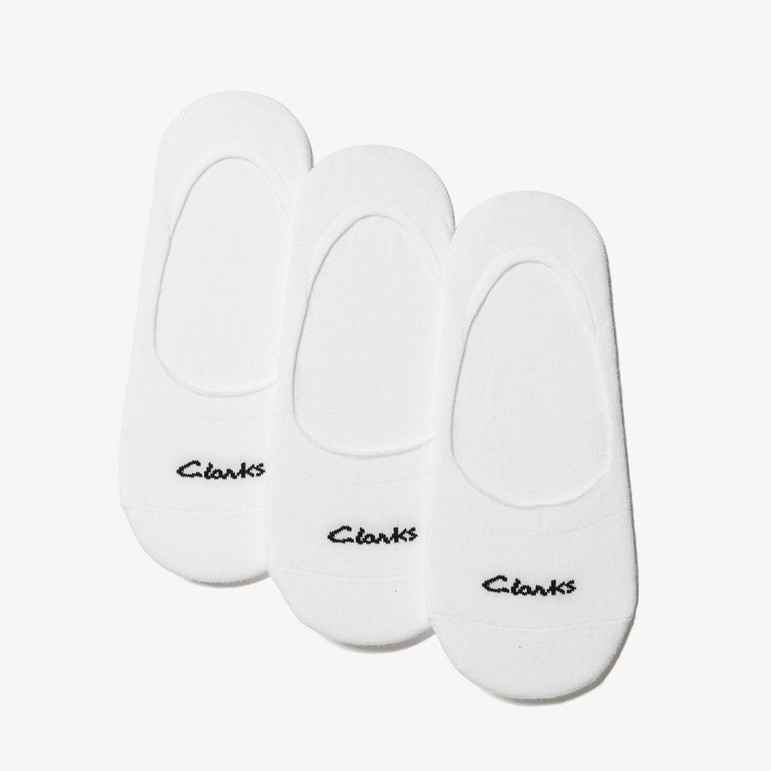 3 Pack Liner. White Socks