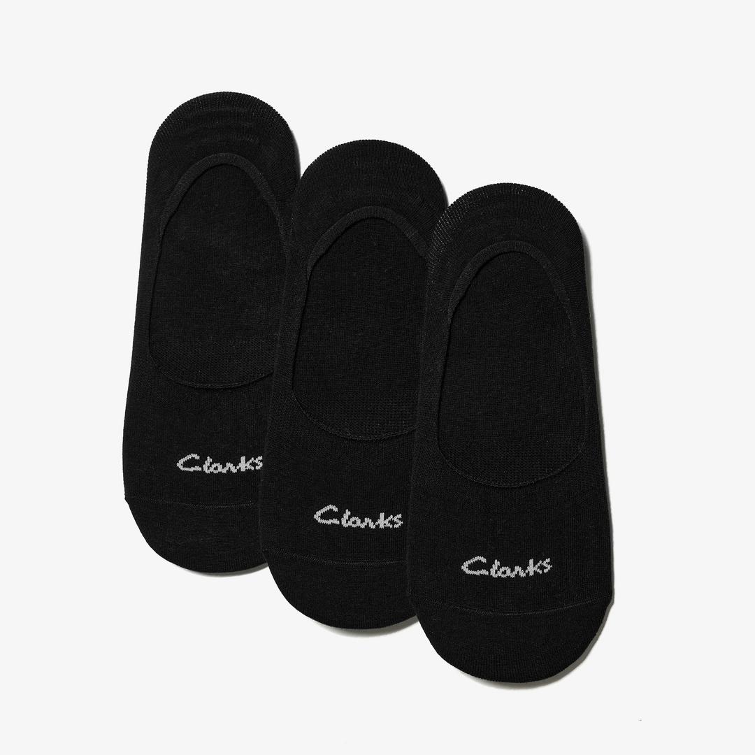 3 Pack Liner. Black Socks