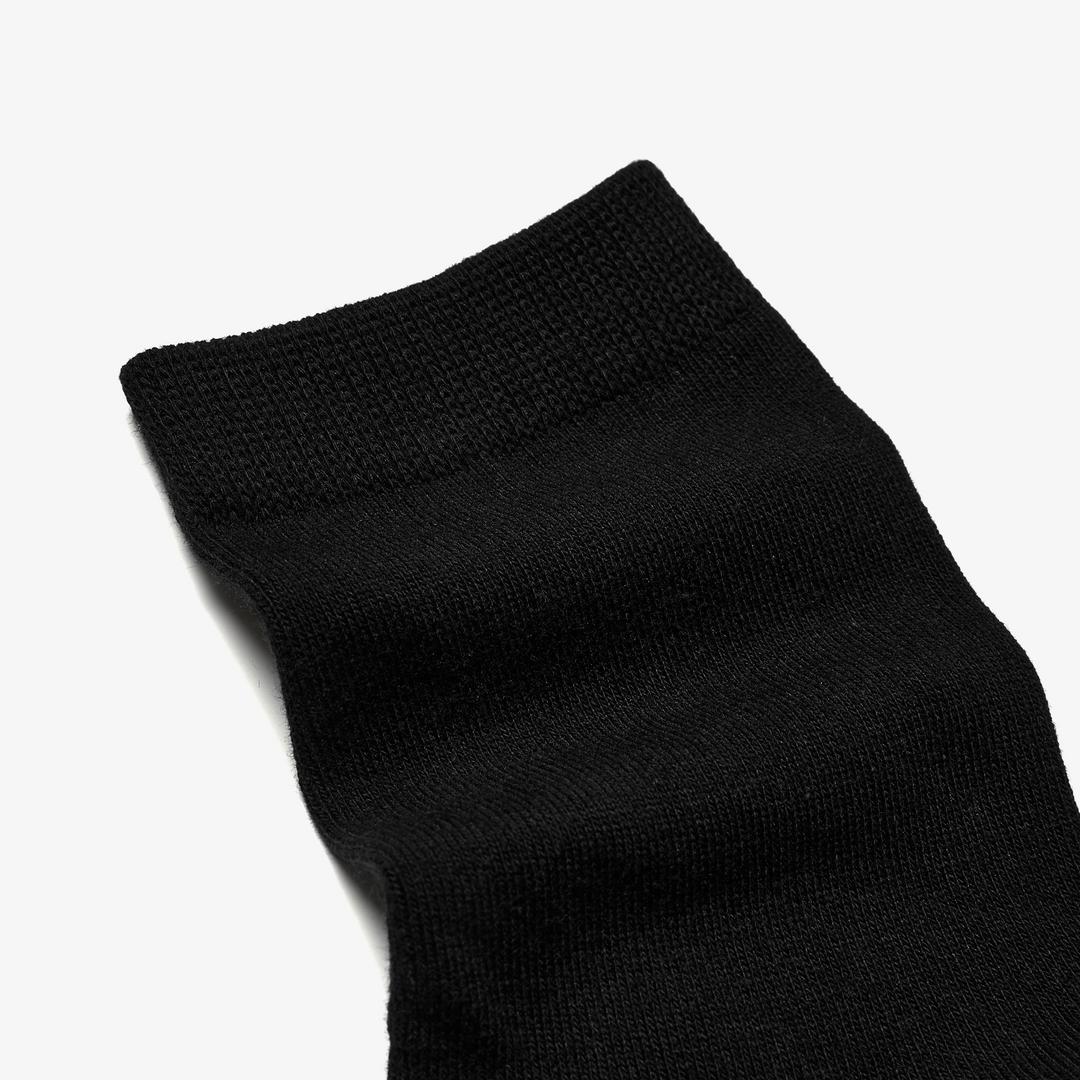3 Psck Crew Black Socks - Image 2