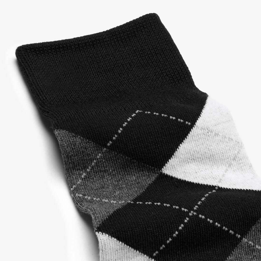 Interest Crew Dark Grey Socks - Image 2