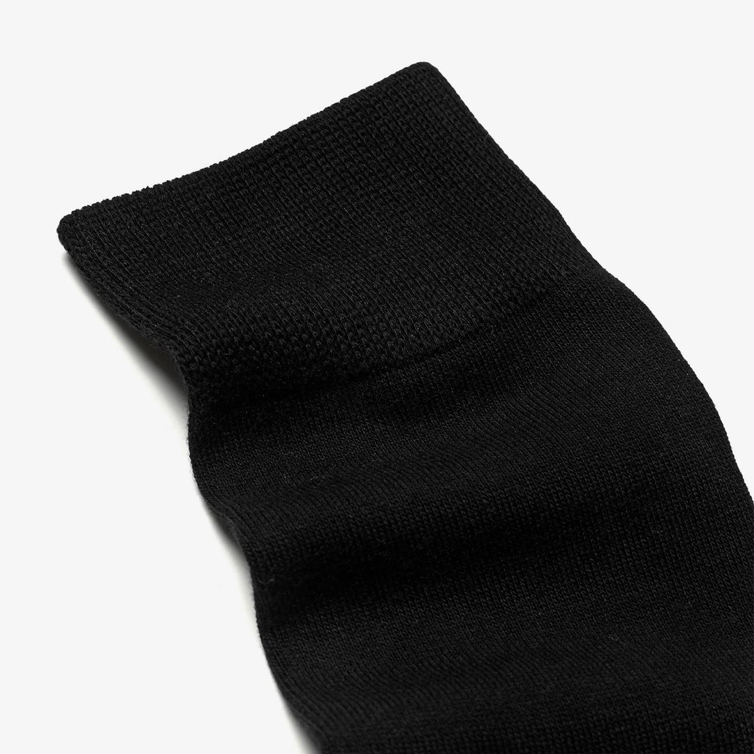 3 Pack Casual Crew Black Socks - Image 2