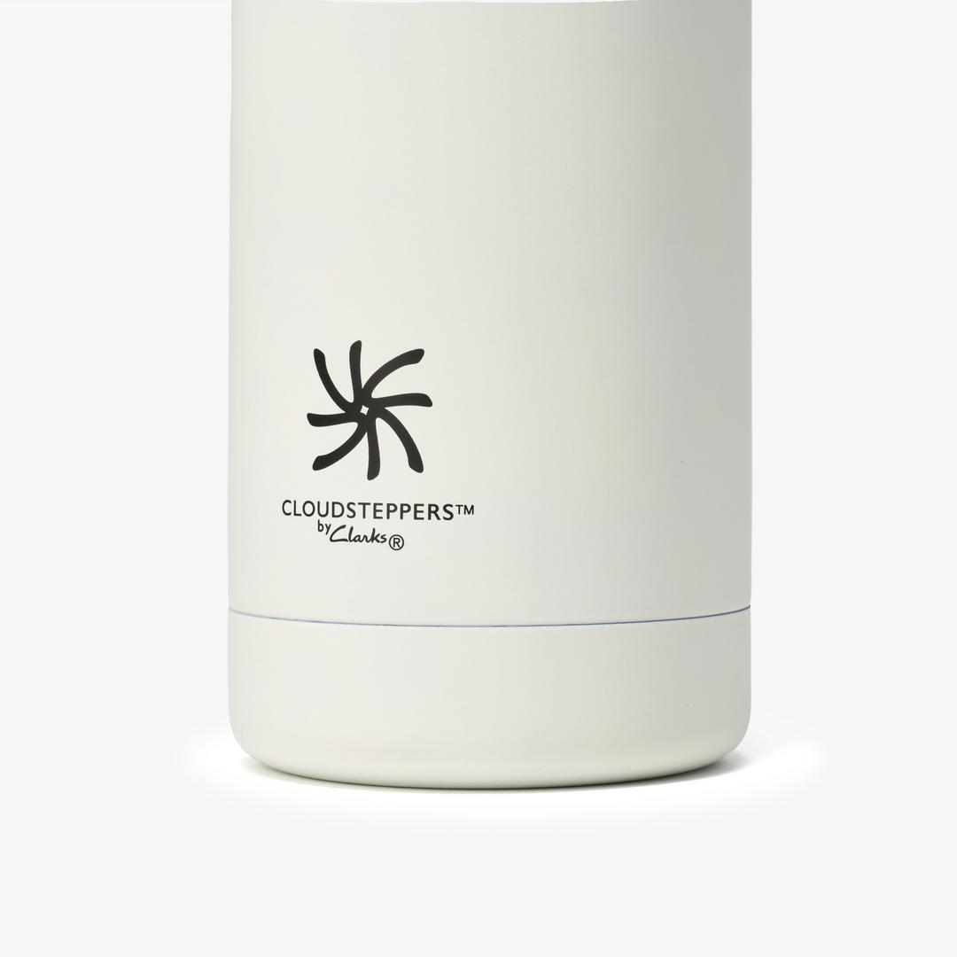 Womens Cloudsteppers Water Bottle White Water Bottle - Image 3