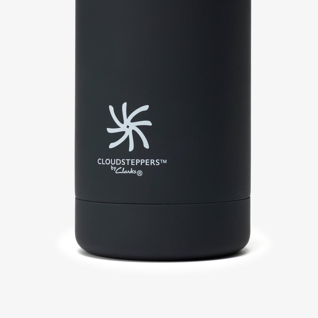 Womens Cloudsteppers Water Bottle Black Water Bottle - Image 3
