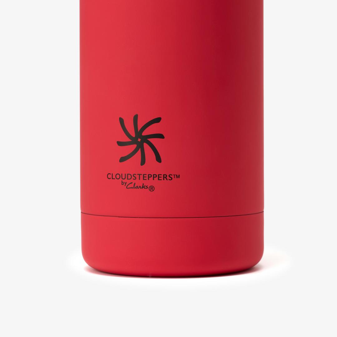 Womens Cloudsteppers Water Bottle Red Water Bottle - Image 3