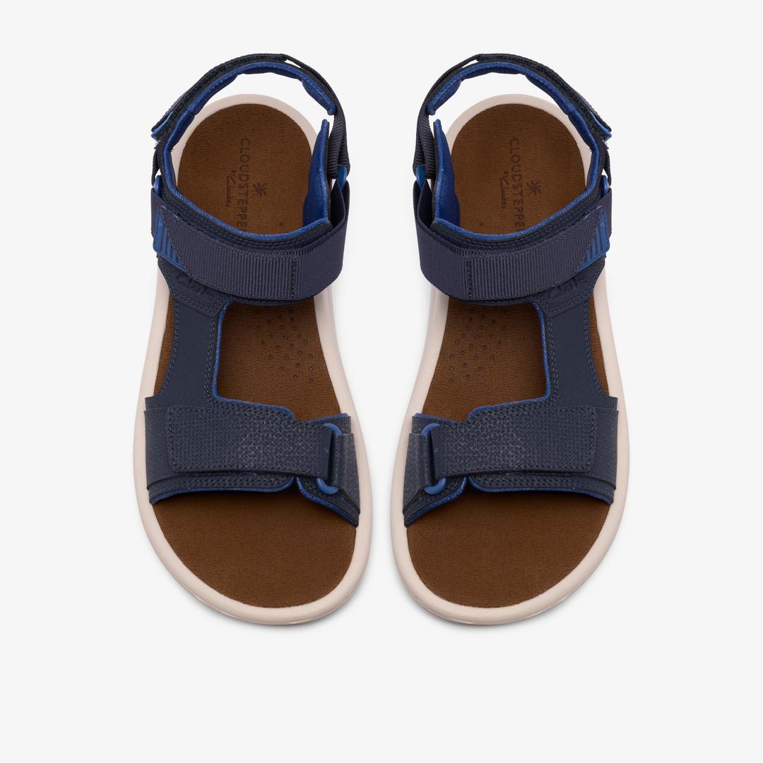 Mens Breeze Trail Navy Sandals - Image 6