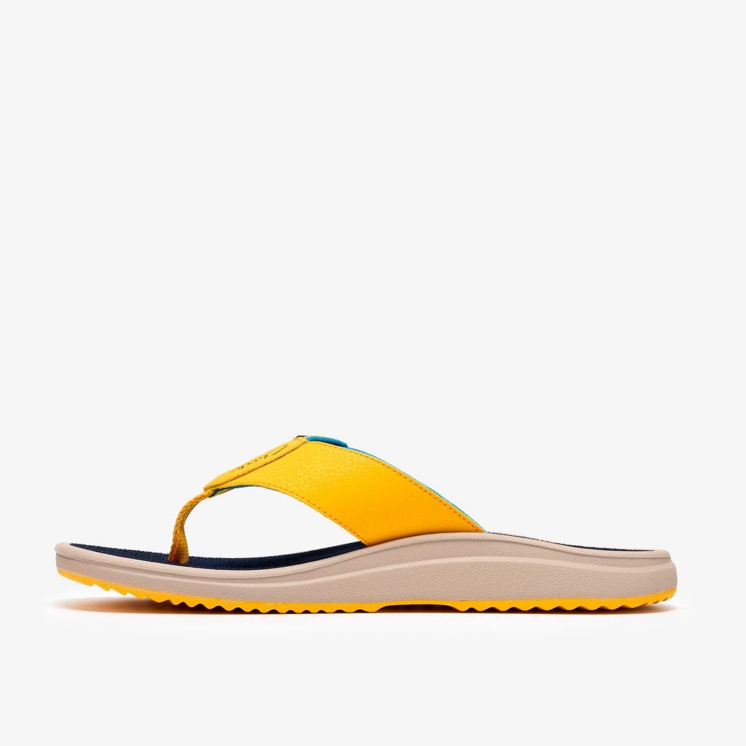 Mens M Breeze Yellow Combination Flip Flop - Image 2