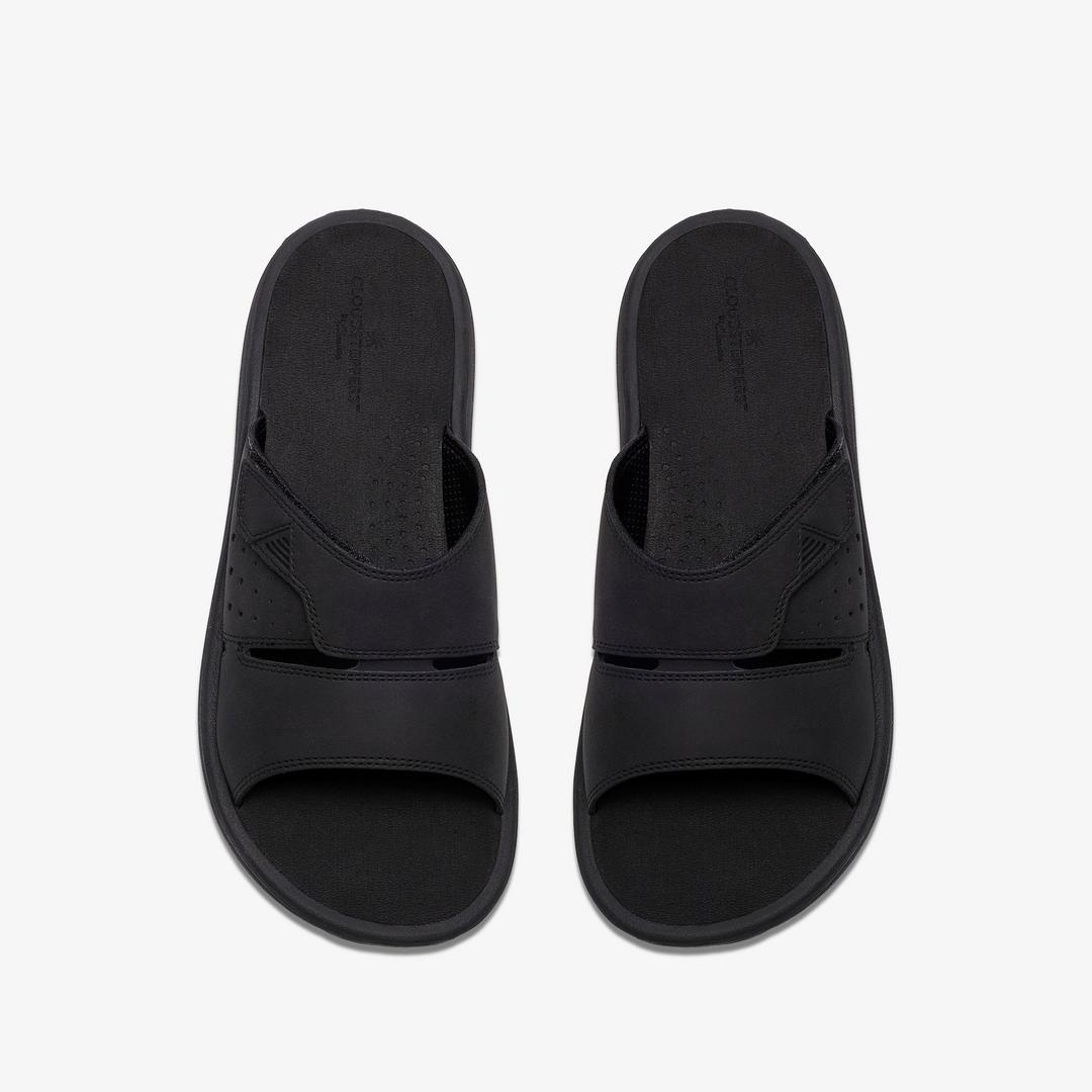 Mens Breeze Slide Black Sandals - Image 6
