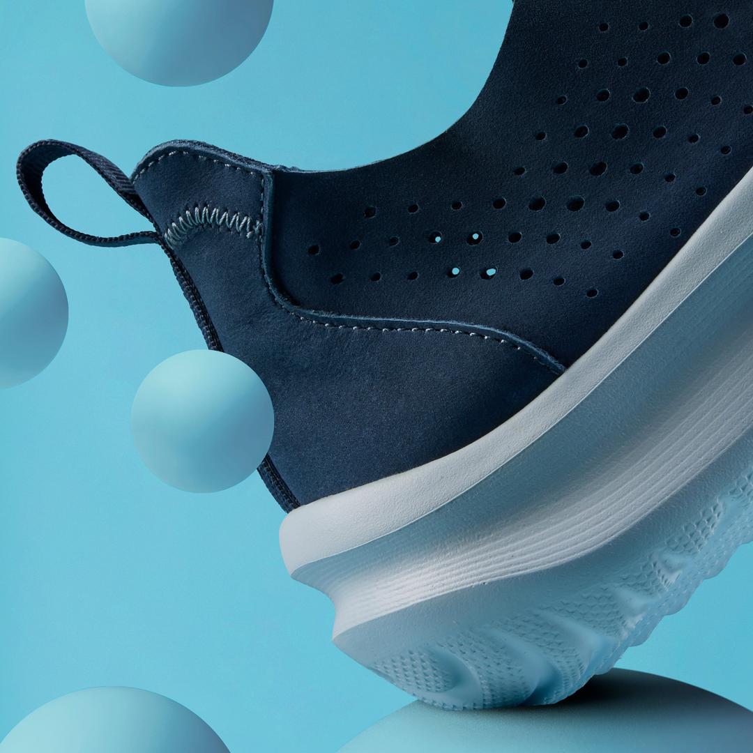 Womens Solevana Style Navy Sneakers - Image 4