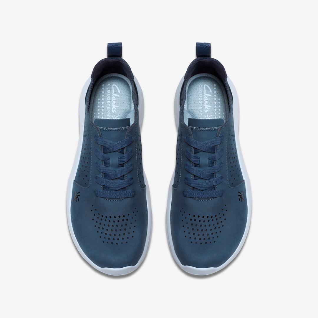 Womens Solevana Style Navy Sneakers - Image 8