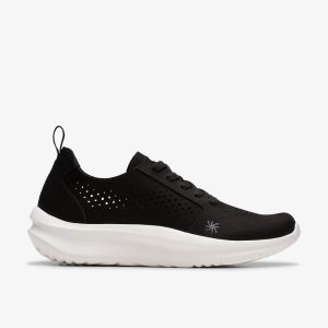 Womens Solevana Style Black Sneakers
