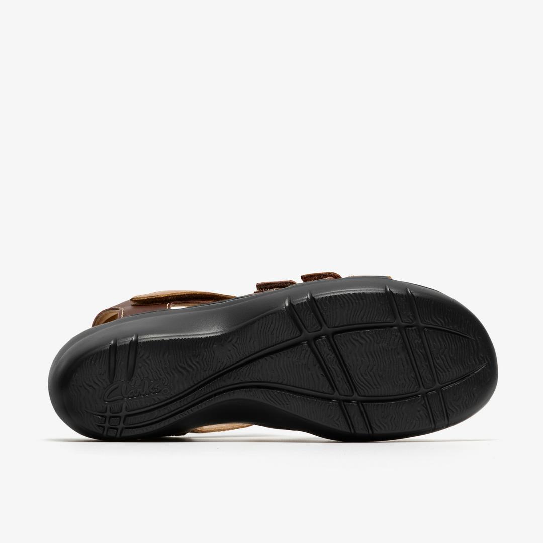 Womens Merliah2 Ruby Tan Combination Wedges - Image 3