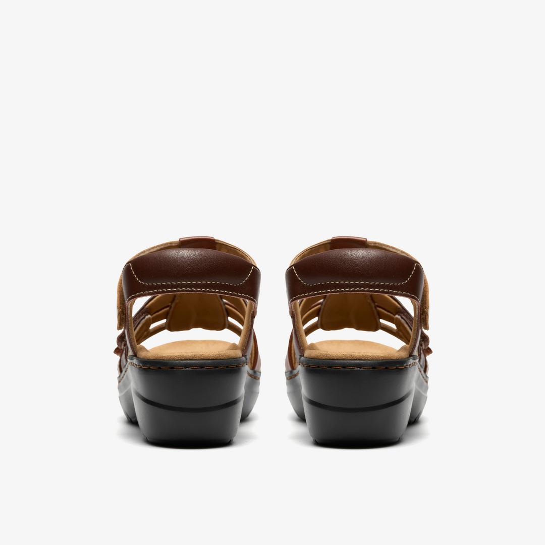 Womens Merliah2 Ruby Tan Combination Wedges - Image 5