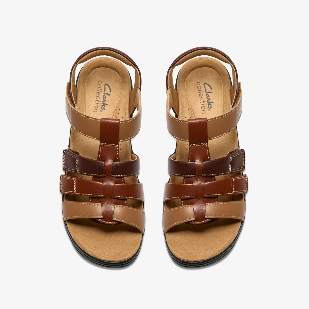 Womens Merliah2 Ruby Tan Combination Wedges - Image 6