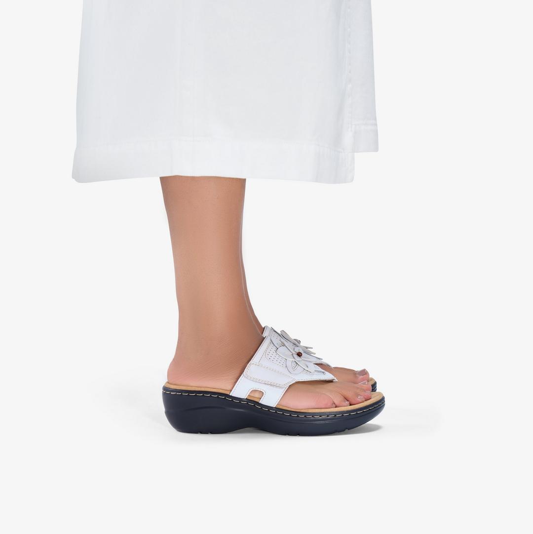 Womens Merliah2 Kyla White Combination Wedges - Image 2