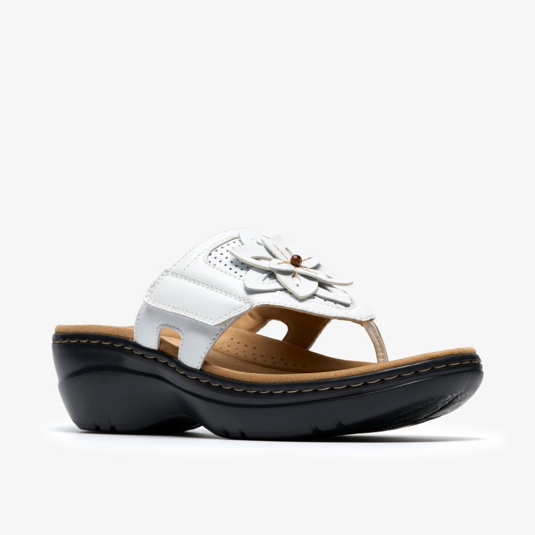 Womens Merliah2 Kyla White Combination Wedges - Image 5