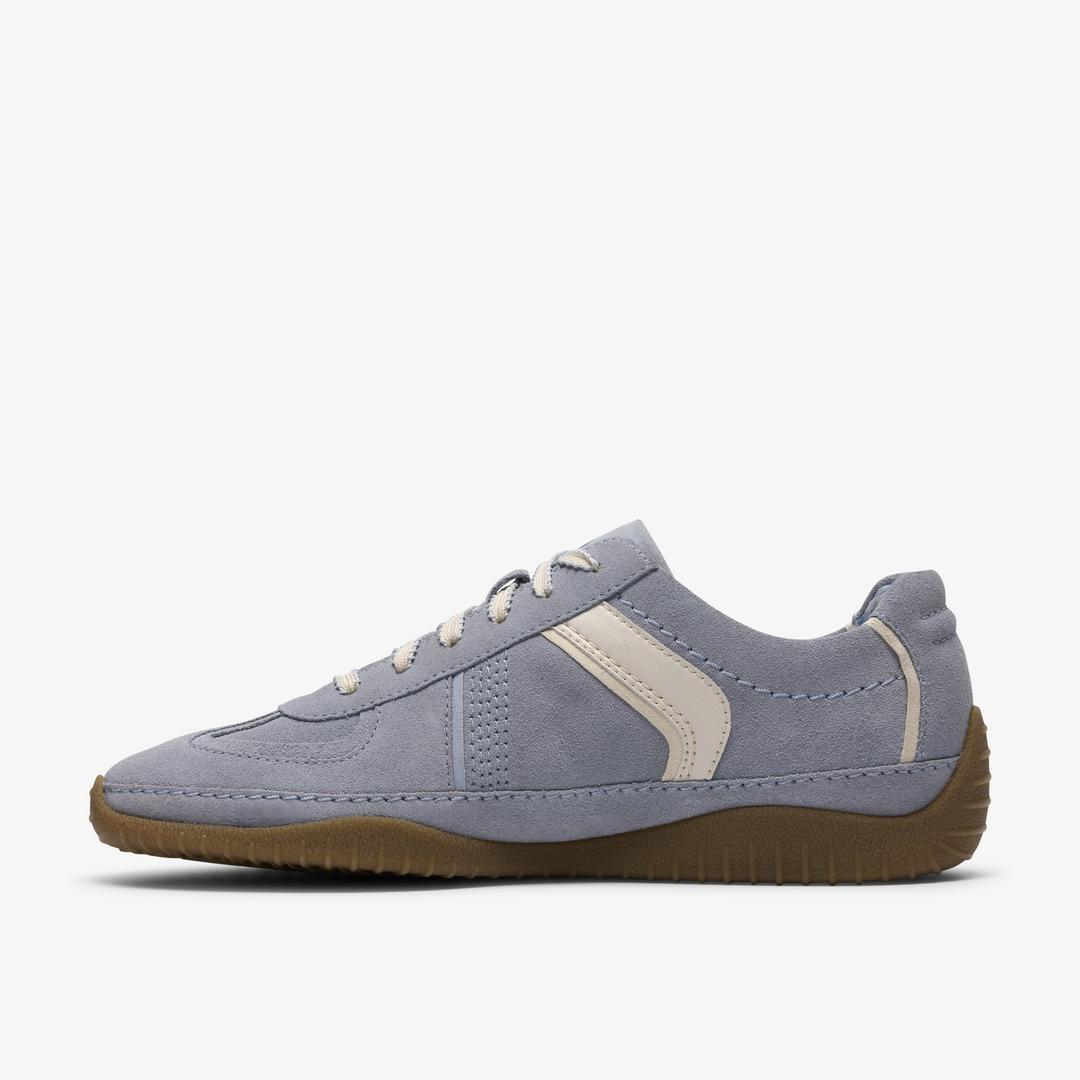 Womens Meridor Lo Light Blue Combination Sneakers - Image 2