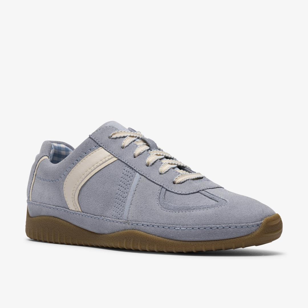 Womens Meridor Lo Light Blue Combination Sneakers - Image 5