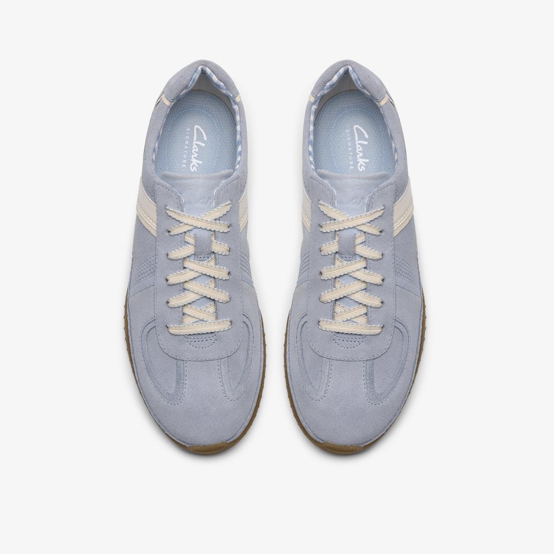 Womens Meridor Lo Light Blue Combination Sneakers - Image 7