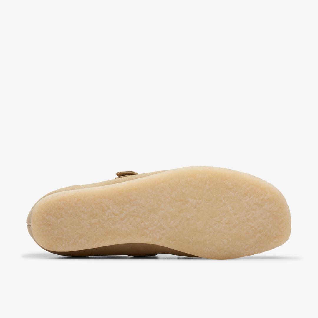 Women's Wallabee T-Bar Maple Suede Moccasins - Image 4