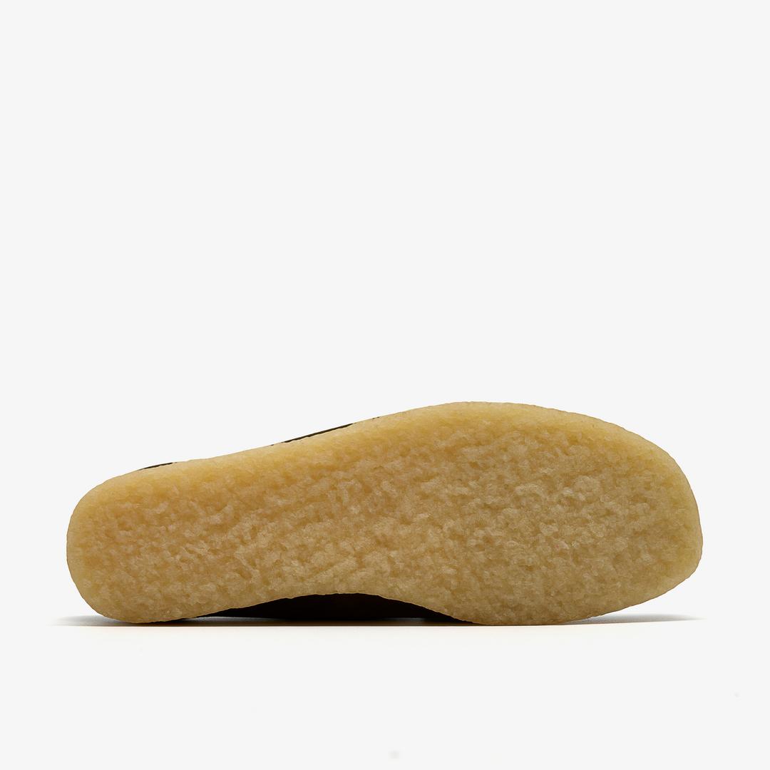 Womens Wallabee Olive Suede Wallabees - Image 3