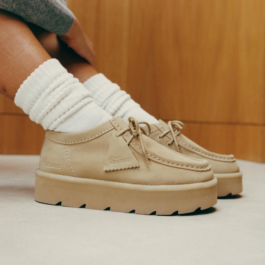 Womens Meare Walla. Maple Suede Wallabees - Image 2