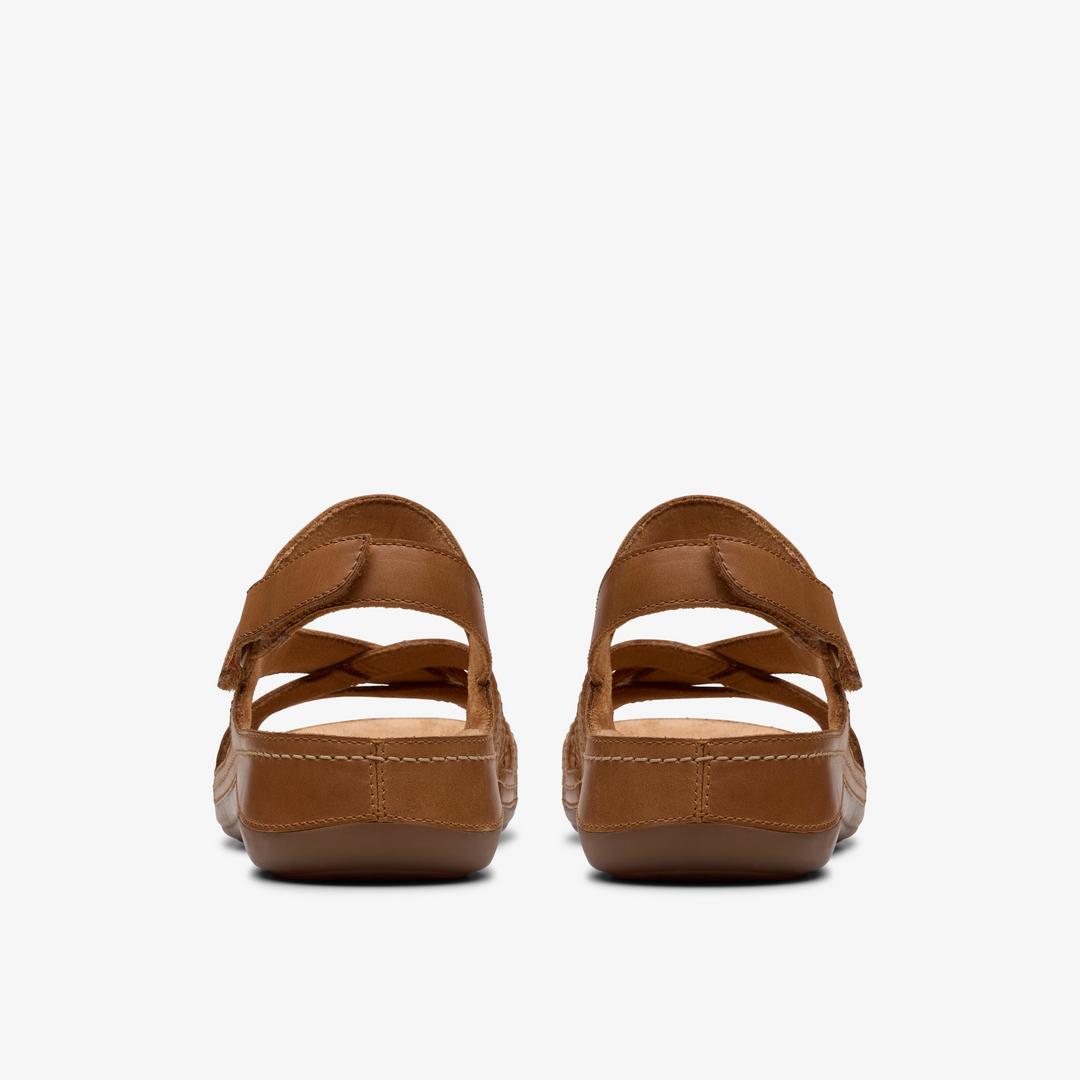 Women's Cecily Strap Tan Combination Strappy Sandals - Image 5