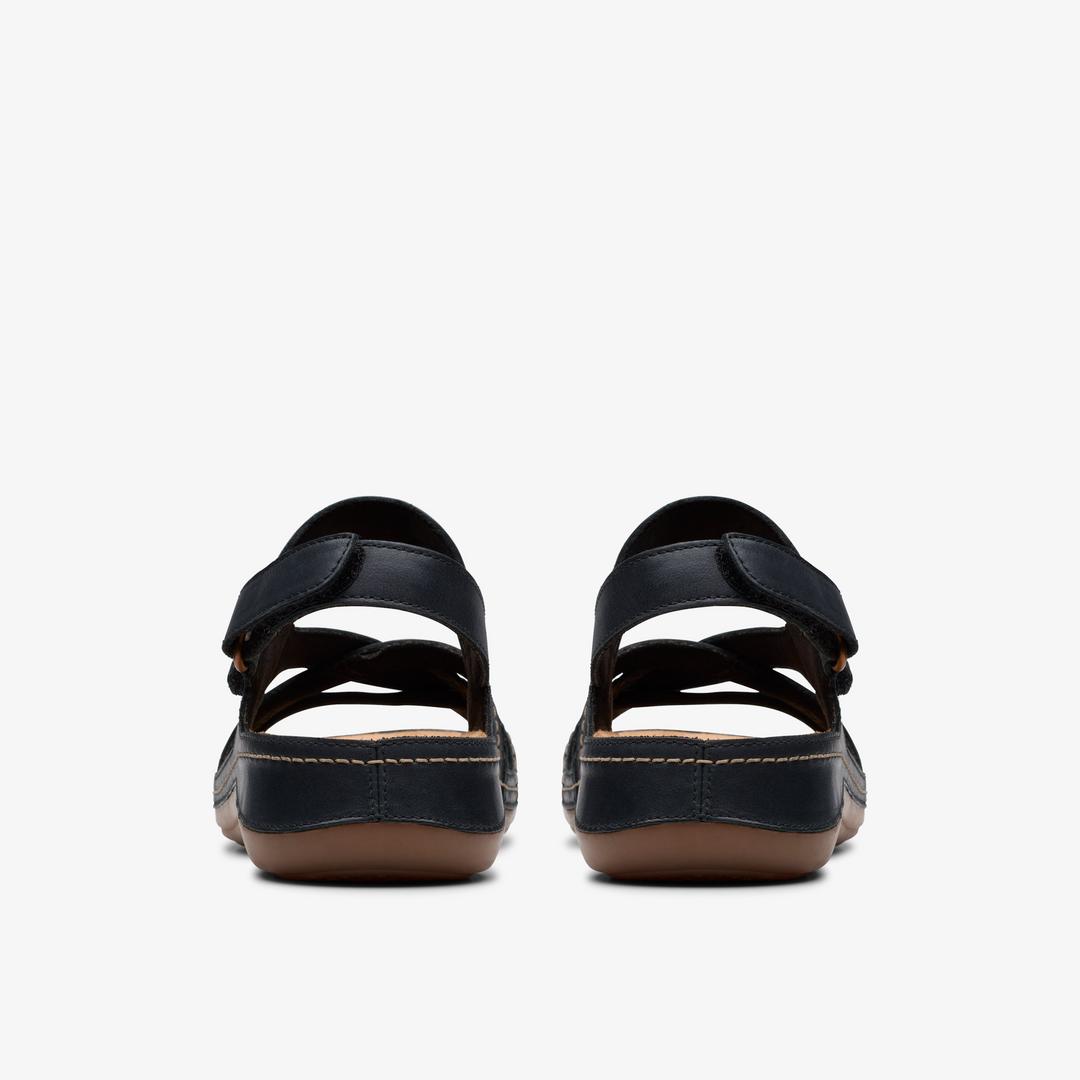 Women's Cecily Strap Black Combination Strappy Sandals - Image 5