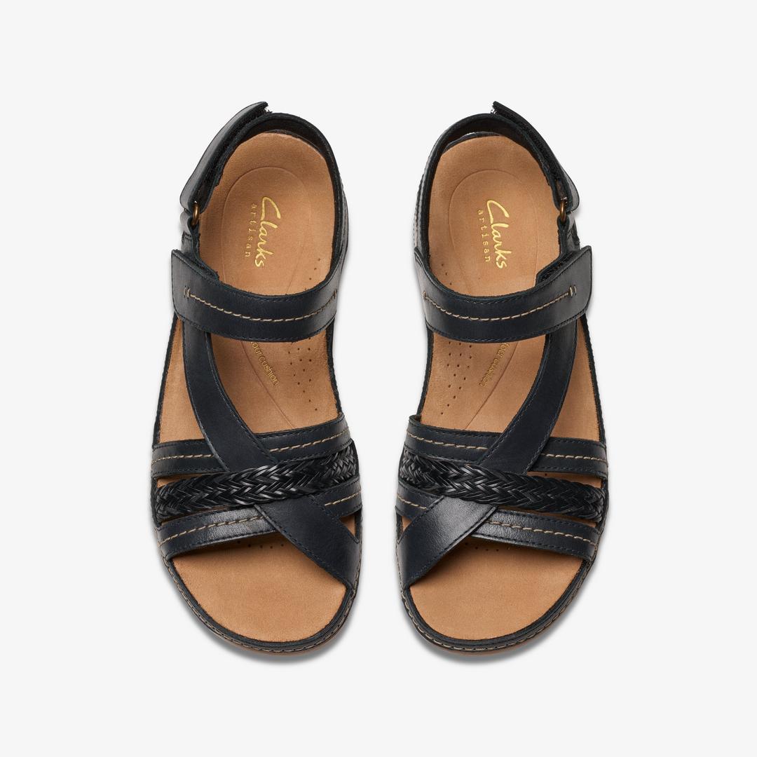 Women's Cecily Strap Black Combination Strappy Sandals - Image 6