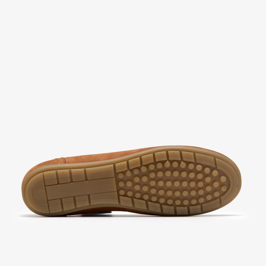 Womens Elliotte Sail Tan Nubuck Moccasins - Image 3