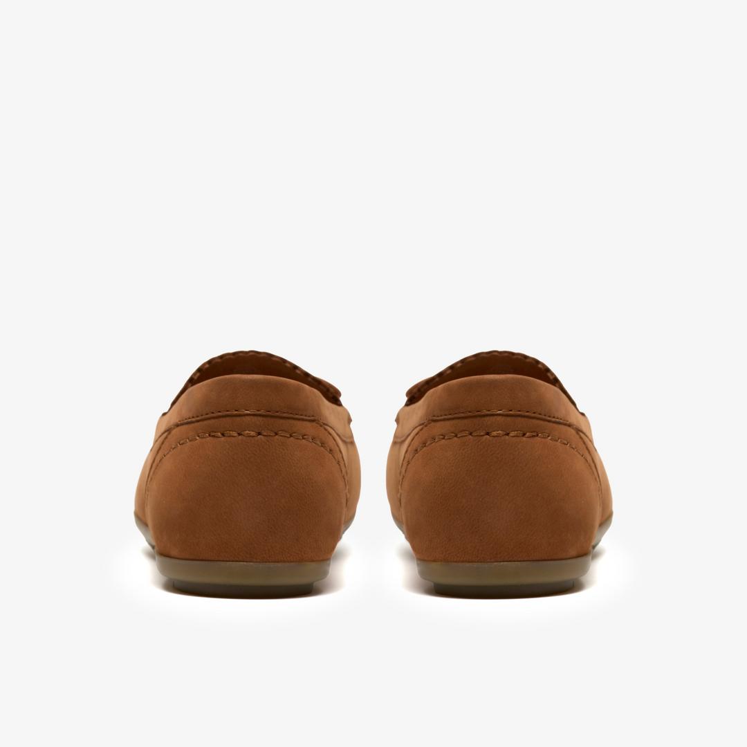 Womens Elliotte Sail Tan Nubuck Moccasins - Image 5