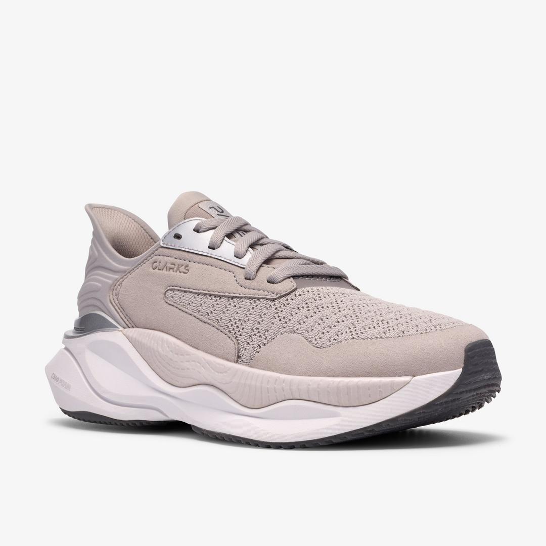 Womens Pace Walk Grey Combination Sneakers - Image 5